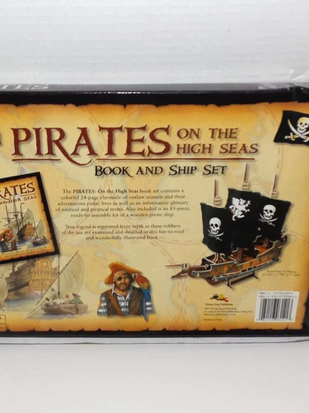 2007 Pirates On The High Seas Book And Ship Set Open Box Complete